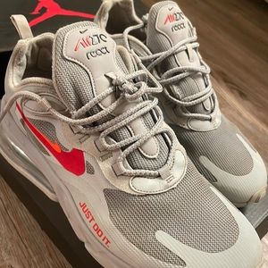 Nike Air Max 270 React 'Just Do It - Wolf Grey' Mens Sneakers - Size 8